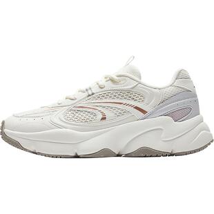 安踏棉花糖丨网面透气休闲女2026春季新款厚底增高女鞋122528889