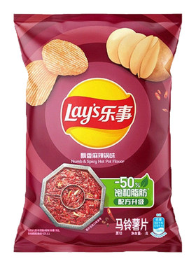 乐事70g麻辣锅味混合薯片