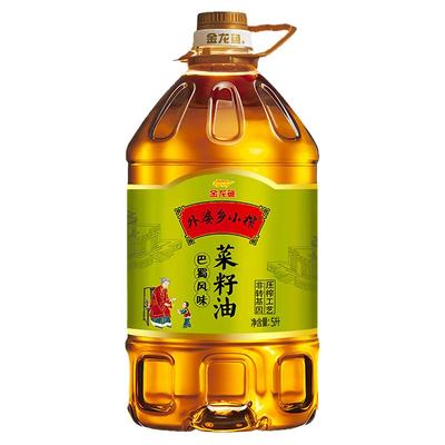 外婆小榨5升三级巴蜀风味菜籽油