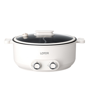 lotor徕多电火锅家用大容量10人电煮锅一体多功能7升l火锅锅电锅