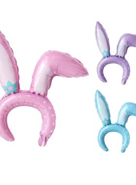 儿童节可爱兔子头饰发卡发箍