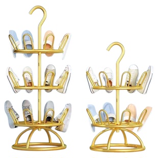 晾鞋架室外阳台家用多功能带接水盘晒鞋挂架简易置地沥水晾鞋架子