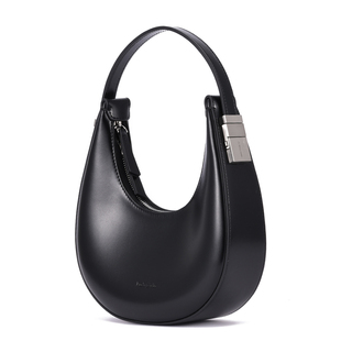 unifine春季女包月牙腋下包黑色新月包单肩包女小众设计高级感
