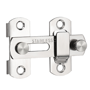 免打孔不锈钢门搭扣插销门栓锁扣卡扣推拉移门卫生间厕所老式门锁