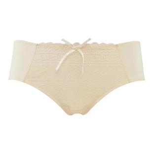 歌瑞尔裸感柔软亲肤新款蕾丝内裤女纯棉裆舒适中低腰透气三角裤衩