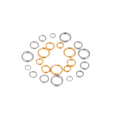 钛钢双层开口圈不褪色项链连接环