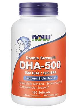 now foods诺奥深海鱼油补脑鱼油软胶囊DHA学生记忆力omega3中老年