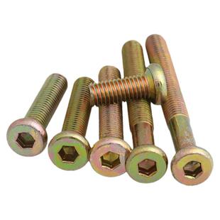 M6M8家具五金螺丝 平圆头内六角螺丝 家具螺丝*10x12x14x20-120