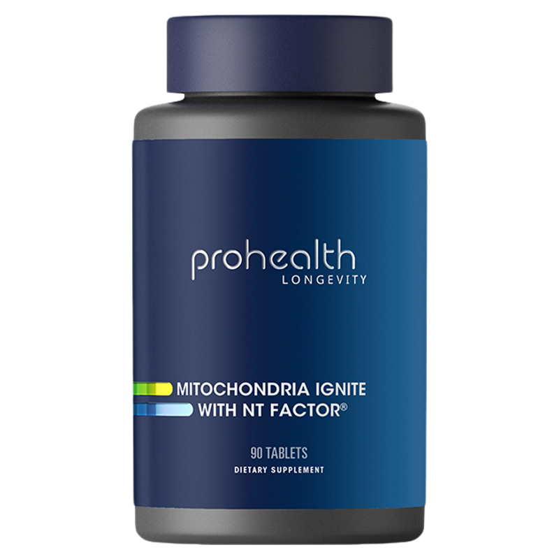 美国PROHEALTH线粒体健康Mitochondria Ignite NTFactor675mg90片
