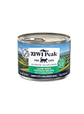 【自营】ZIWI滋益巅峰猫罐头185g*9罐无谷成幼猫主食罐头鹿肉羊肉