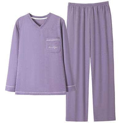 睡衣女士秋冬海岛绒长袖家居服