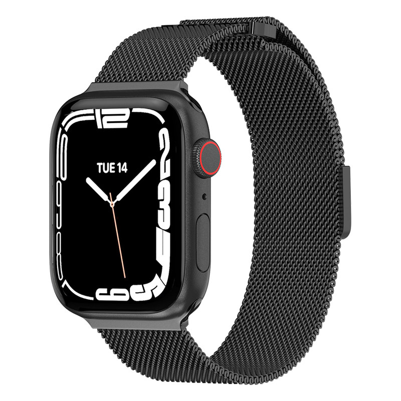 美国大牌SwitchEasy适用苹果AppleWatchS11/10手表带金属腕带40/44/49mm不锈钢手苹果男女生简约个性潮ultra3