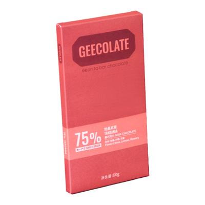 GEECOLATE坦桑尼亚75%醇黑巧克力