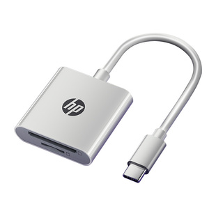 HP惠普读卡器高速内存卡转接typec接口相机sd卡ccd读取苹果15/16华为手机电脑通用tf存储卡佳能索尼单反转换