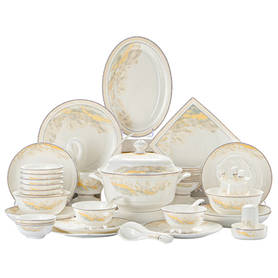 2025新款景德镇骨瓷餐具套装