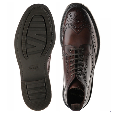 Loake 1880 Bedale_G 英国名鞋 男士百搭固特异布洛克手工皮靴3色