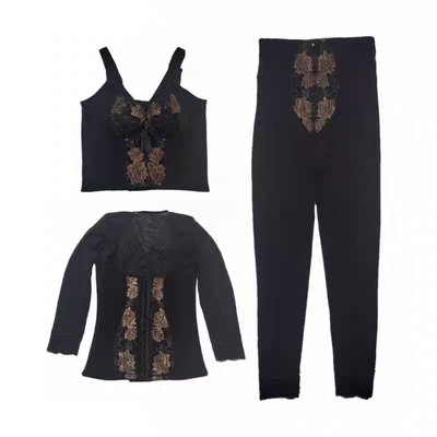 艾缇娅昱美东方长款塑身模具收腹提臀聚拢丰胸收副乳银纤维三件套