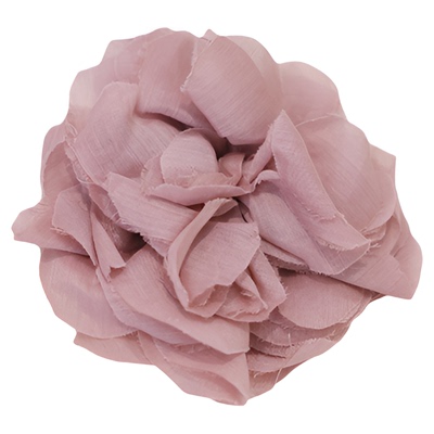 TRACY CHU 芍药色手工花朵胸针