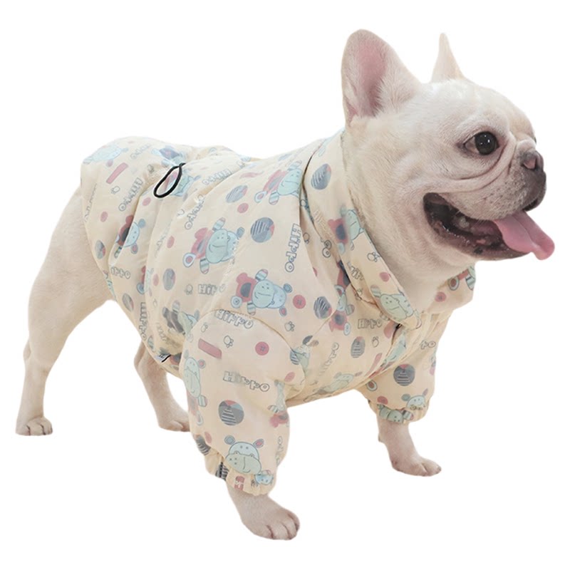 法斗巴哥斗牛犬胖狗衣服羽绒棉服