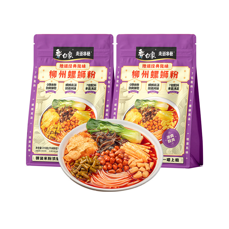 白象螺蛳粉袋装爽脆酸笋细腻劲道