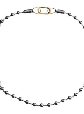 LUXTA原创圆珠链高精度钢项链潮