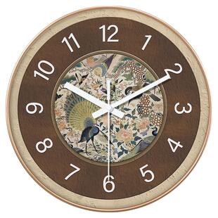 餐厅钟表挂画法式装饰画时钟家用挂墙壁挂钟客厅2026新款高级感