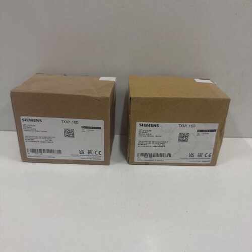 LOT OF 2 PCS SIEMENS TXM1.16D I/O MODULE
