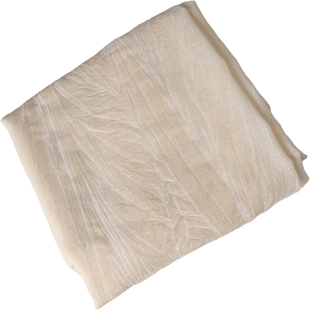 垂感亲肤米黄色底不规则竖条纹扎染连衣裙半身裙衬衫裤子面料A