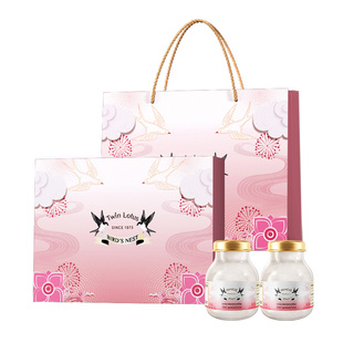 泰国双莲即食燕窝木糖醇75ml*6瓶/盒年货礼盒装送礼孕妇新年礼物