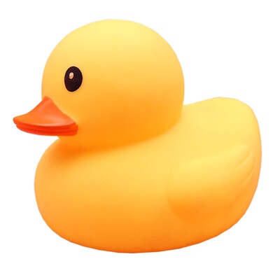 宝宝洗澡戏水小黄鸭发声鸭子