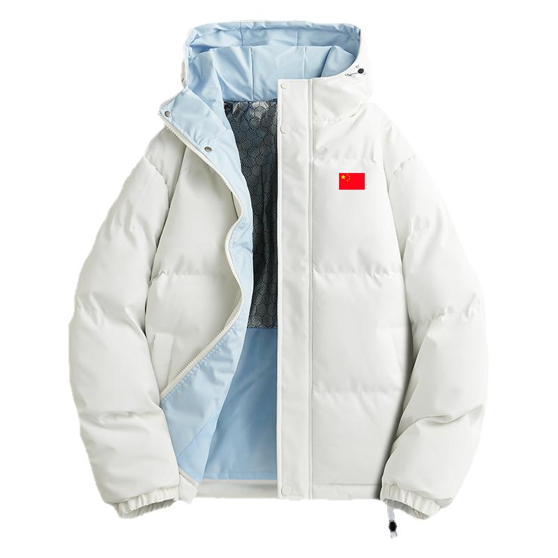 国家队冬季加厚石墨烯棉服外套