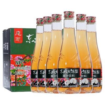 忠芝冻梨汁90%原汁300ml*6瓶