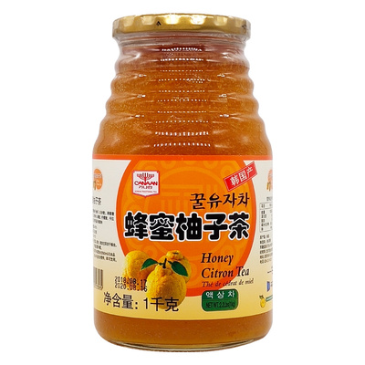 韩国迦南蜂蜜柚子红枣茶果肉饮品