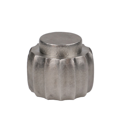 秦藏阁菊瓣锡罐纯锡茶叶罐送礼