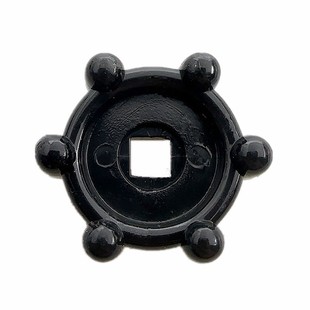 全蒸汽烫斗排气阀塑料单旋钮黑色锅炉电熨斗三通阀门尾气旋钮开关