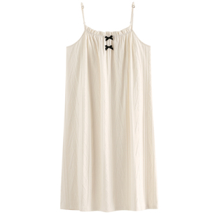 家乐芬吊带背心睡裙女士睡衣夏季夏天夏款薄款纯棉无袖小性感大码