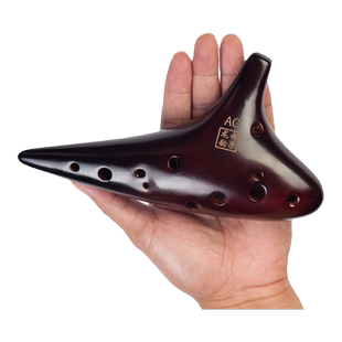 西子陶笛12孔AC调陶笛初学成人专业演奏复古陶笛瓷笛送陶笛教程