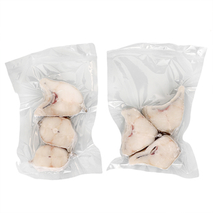 大西洋真鳕鱼排新鲜冷冻鳕鱼排带皮鳕鱼段切片深海鱼类