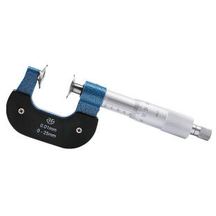 青海青量公法线千分尺0-25高精度数显千分卡尺机械大头外径齿轮