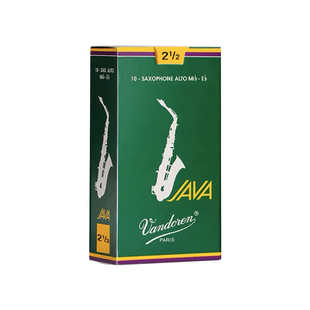 法国Vandoren弯德林绿盒Java中音萨克斯哨片进口正品芦苇流行爵士