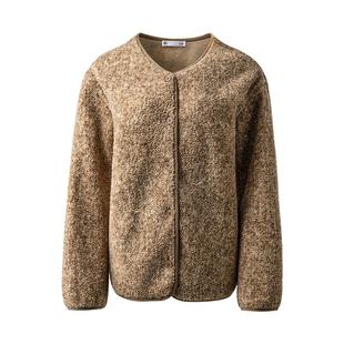 网易严选摇粒绒开春外套2025新款羊羔毛开衫防风防水双面颗粒绒