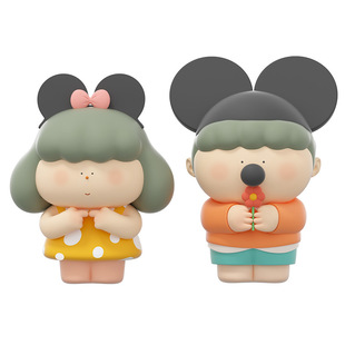 【大美术馆】是心动啊盲盒摆件可爱情侣车载桌面家居手办生日礼物