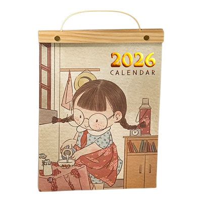 新款2026麻球挂历高颜值