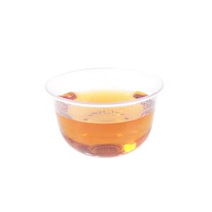 功夫茶一次性稻壳茶杯高档待客小号硬塑透明耐热加厚航空杯食品级