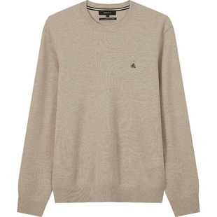 BEANPOLE滨波 男士多色基础休闲随性通勤等低调圆领简约羊毛毛衣