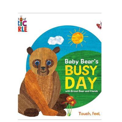 【预售】熊宝宝与棕熊和朋友们忙碌的一天英文儿童趣味进口原版外版书纸板书3-6周岁【World of Eric Carle】Baby Bear's Busy Da