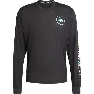 Adidas/阿迪达斯正品2024新款男女印花跑步运动长袖IW9273