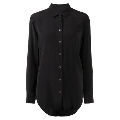 夏季equipment真丝宽松百搭长袖