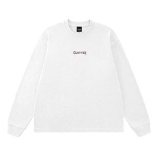 【CLOTTEE by CLOT】刺绣Logo竹节棉长袖T恤 榫卯系列 陈冠希主理