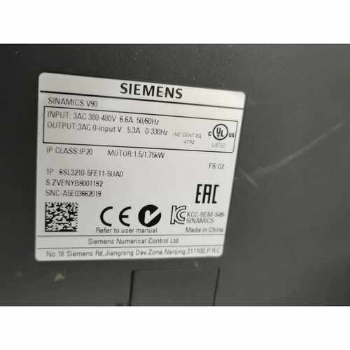 溢价-伺服驱动器6SL32105FE115Ua0有4